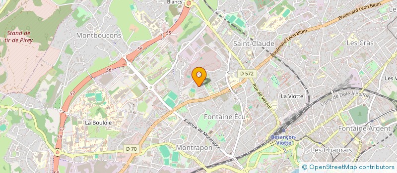 localisation de l'entreprise MONSIEUR NICOLAS PIERRON  PONTARLIER