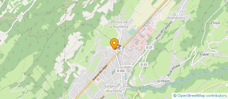 localisation de l'entreprise MONSIEUR NICOLAS PIERROT à VALGELON-LA ROCHETTE
