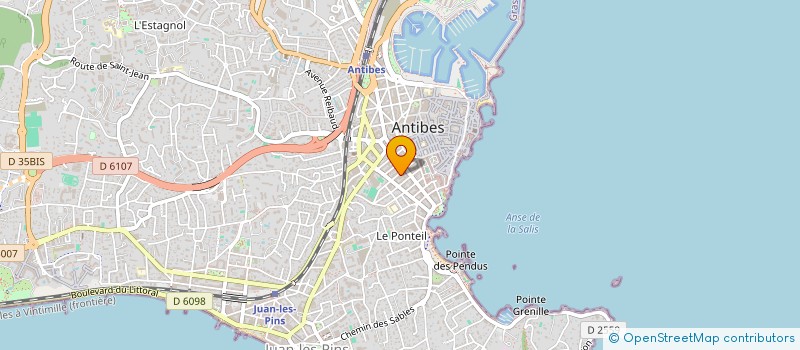 localisation de l'entreprise MONSIEUR NICOLAS PIGUET  ANTIBES