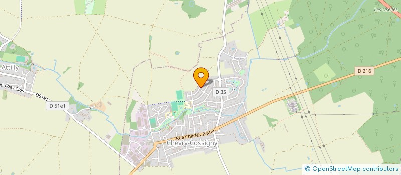 localisation de l'entreprise MONSIEUR NICOLAS PILLER  CHEVRY-COSSIGNY