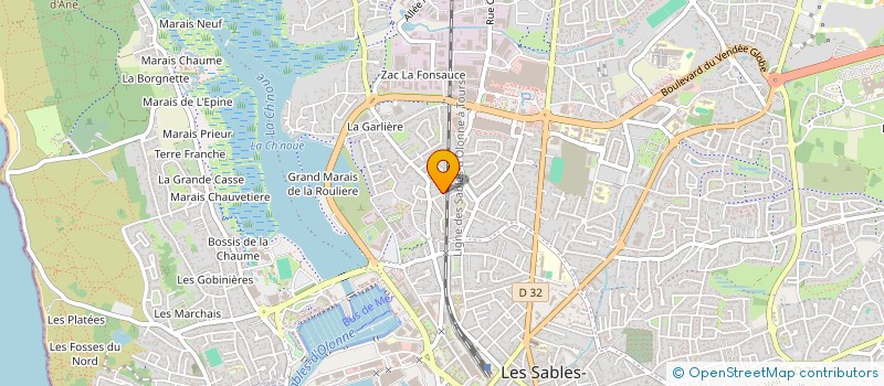localisation de l'entreprise MONSIEUR NICOLAS PILLET à LES SABLES D'OLONNE