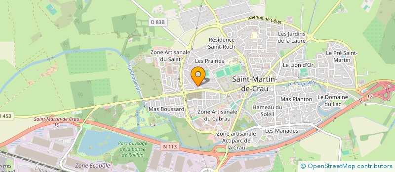 localisation de l'entreprise MONSIEUR NICOLAS PILLIER à SAINT-MARTIN-DE-CRAU