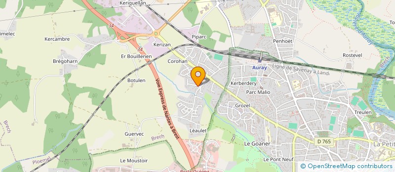 localisation de l'entreprise MONSIEUR NICOLAS PILORGE à AURAY