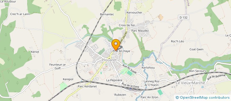 localisation de l'entreprise MONSIEUR NICOLAS PINAUD  PLOUARET