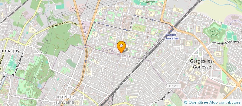 localisation de l'entreprise MONSIEUR NICOLAS PINCEDE  SARCELLES