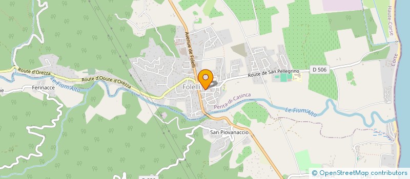 localisation de l'entreprise MONSIEUR NICOLAS PINCHON à CASTELLARE-DI-CASINCA