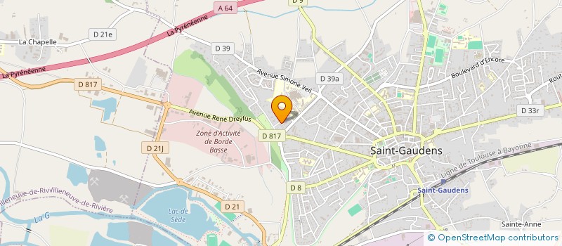 localisation de l'entreprise MONSIEUR NICOLAS PINOS à SAINT-GAUDENS