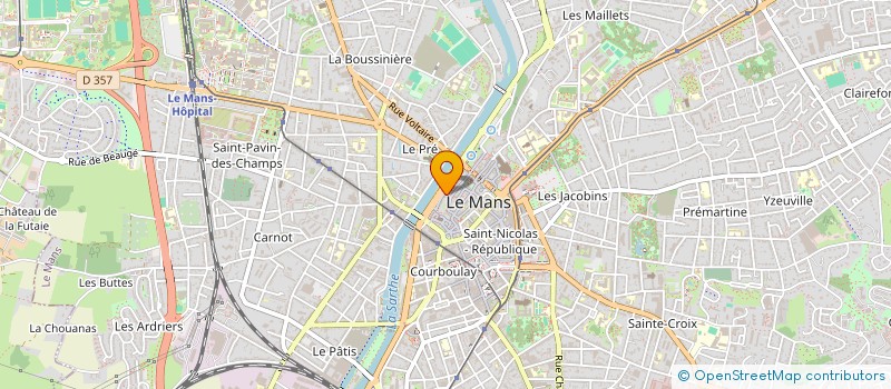 localisation de l'entreprise MONSIEUR NICOLAS PINSON  LE MANS