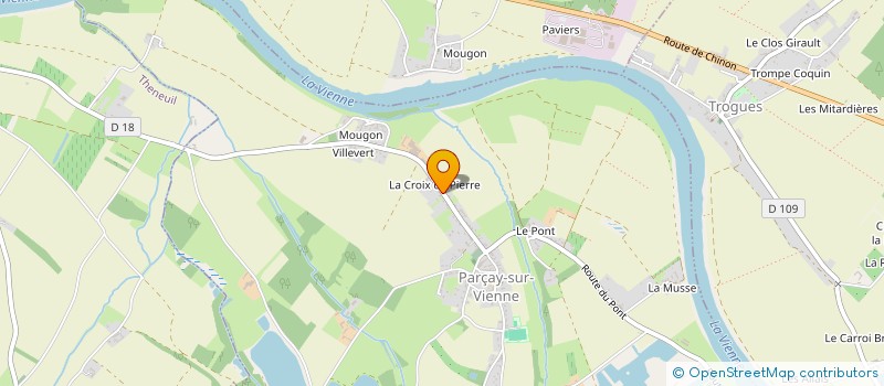 localisation de l'entreprise MONSIEUR NICOLAS PION  PARCAY-SUR-VIENNE