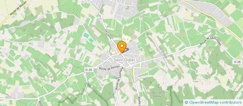 localisation de l'entreprise MONSIEUR NICOLAS PIQUET à SAINT-DIDIER