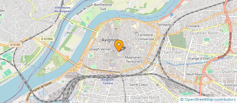 localisation de l'entreprise MONSIEUR NICOLAS PITHON  AVIGNON