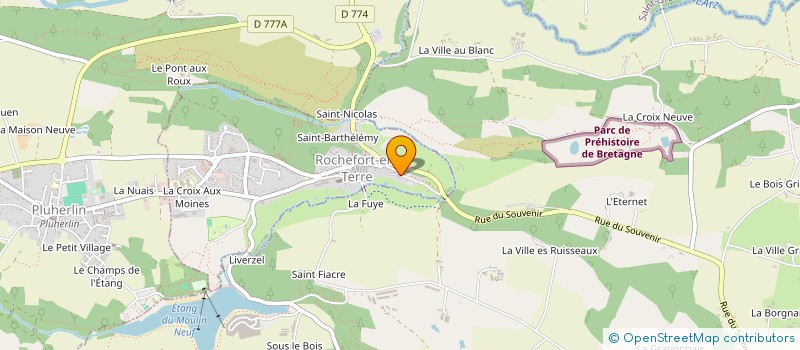 localisation de l'entreprise MONSIEUR NICOLAS PIVOT  ROCHEFORT-EN-TERRE