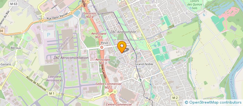 localisation de l'entreprise MONSIEUR NICOLAS PIZON  BLAGNAC