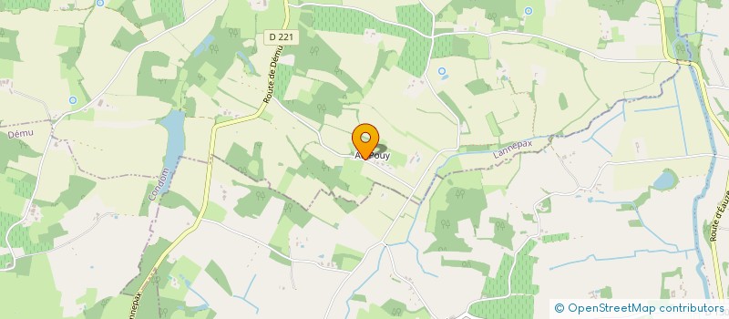 localisation de l'entreprise MONSIEUR NICOLAS PIZZINAT  LANNEPAX