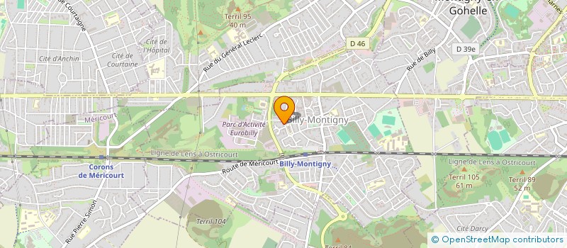 localisation de l'entreprise MONSIEUR NICOLAS PLANCART à BILLY MONTIGNY