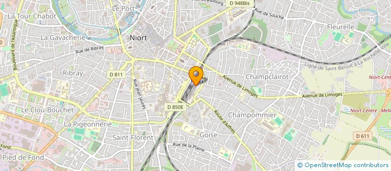 localisation de l'entreprise MONSIEUR NICOLAS PLANCHET à NIORT
