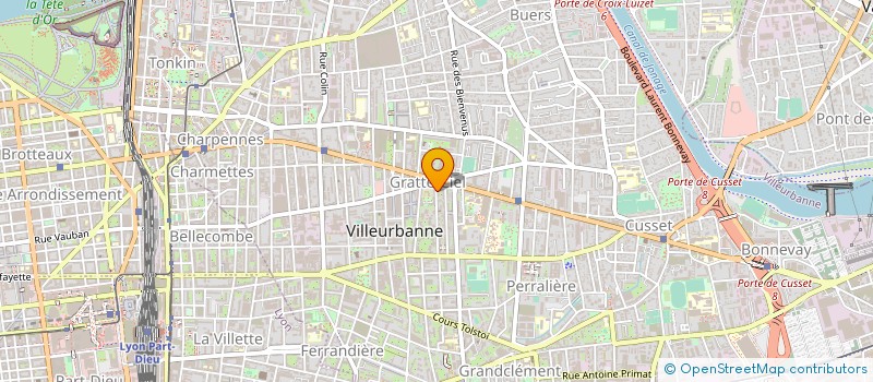 localisation de l'entreprise MONSIEUR NICOLAS PLANCHET  VILLEURBANNE