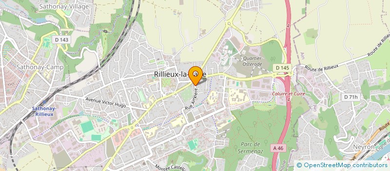 localisation de l'entreprise MONSIEUR NICOLAS PLANCHON  RILLIEUX-LA-PAPE