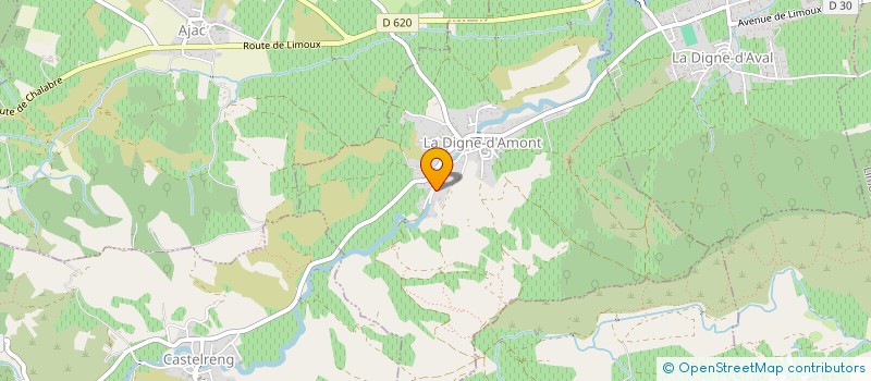 localisation de l'entreprise MONSIEUR NICOLAS PLANTIE  LA DIGNE-D'AMONT