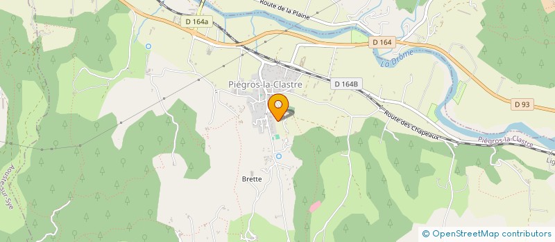 localisation de l'entreprise MONSIEUR NICOLAS PODGORNY  PIEGROS-LA-CLASTRE