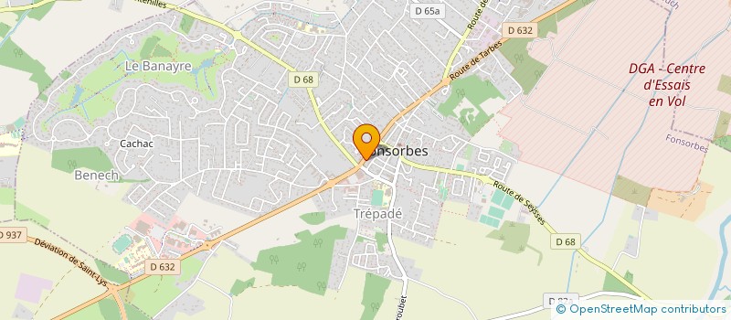 localisation de l'entreprise MONSIEUR NICOLAS POGODALA  FONSORBES