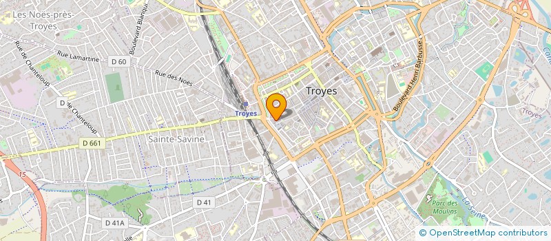 localisation de l'entreprise MONSIEUR NICOLAS POIGNANT à TROYES
