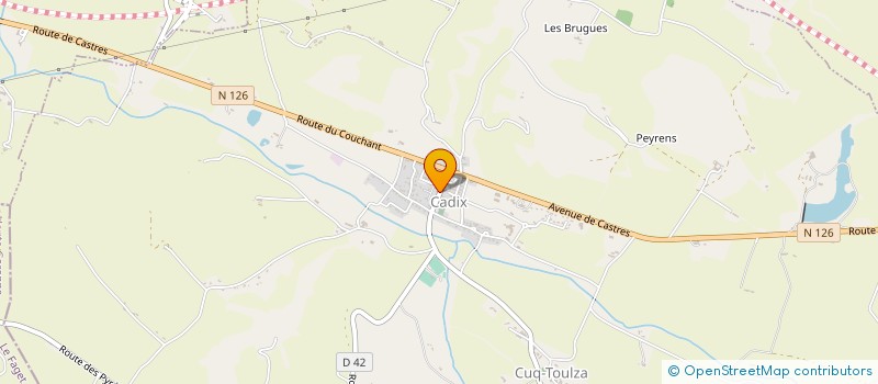 localisation de l'entreprise MONSIEUR NICOLAS POINTEAU  CUQ-TOULZA