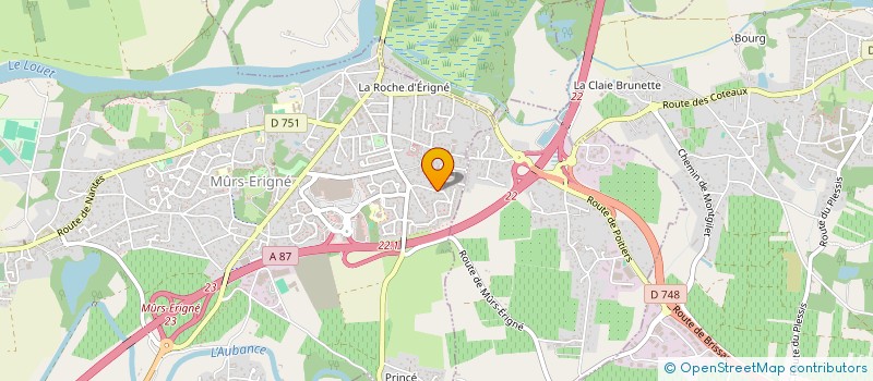 localisation de l'entreprise MONSIEUR NICOLAS POIRIER  MURS-ERIGNE