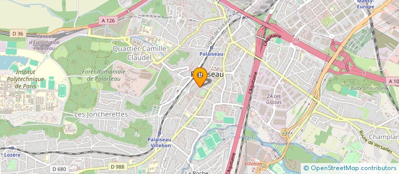 localisation de l'entreprise MONSIEUR NICOLAS POIRIER  PALAISEAU