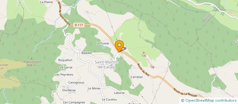 localisation de l'entreprise MONSIEUR NICOLAS POIRIER à SAINT-MARTIN-DE-CARALP