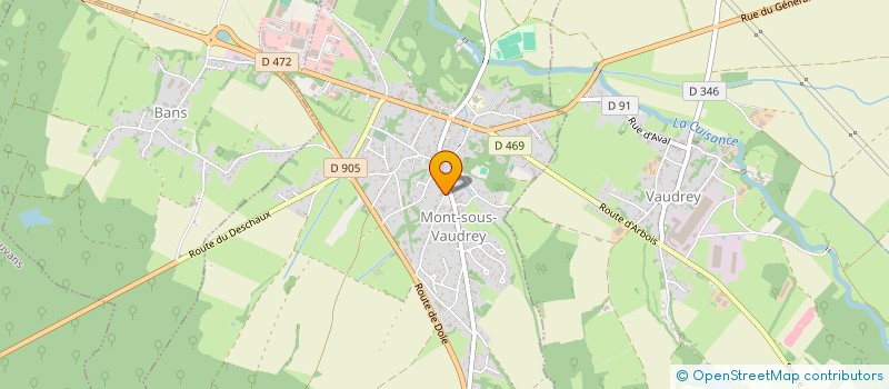 localisation de l'entreprise MONSIEUR NICOLAS POIROT  MONT-SOUS-VAUDREY