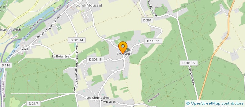 localisation de l'entreprise MONSIEUR NICOLAS POLLET à SOREL-MOUSSEL