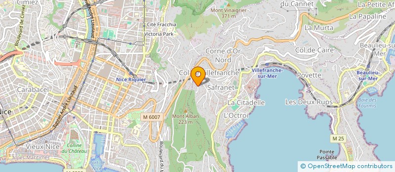 localisation de l'entreprise MONSIEUR NICOLAS POLLINA à VILLEFRANCHE-SUR-MER