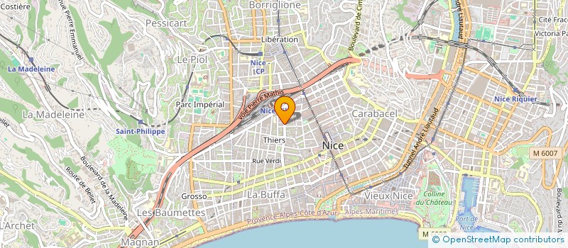 localisation de l'entreprise MONSIEUR NICOLAS POMARES à NICE