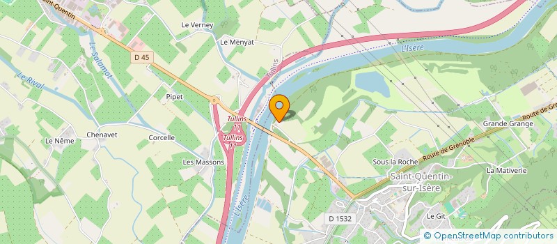 localisation de l'entreprise MONSIEUR NICOLAS POMARES  SAINT-QUENTIN-SUR-ISERE