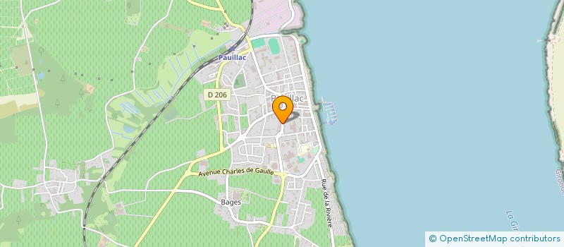 localisation de l'entreprise MONSIEUR NICOLAS POMMIER  PAUILLAC