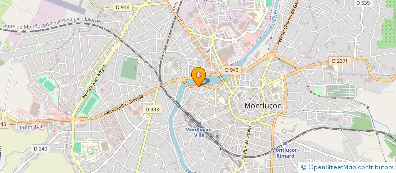 localisation de l'entreprise MONSIEUR NICOLAS POMMIER  MONTLUCON