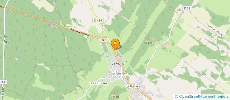 localisation de l'entreprise MONSIEUR NICOLAS PONCET  MONTROND