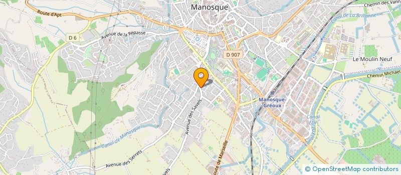 localisation de l'entreprise MONSIEUR NICOLAS PONTHIEU à MANOSQUE