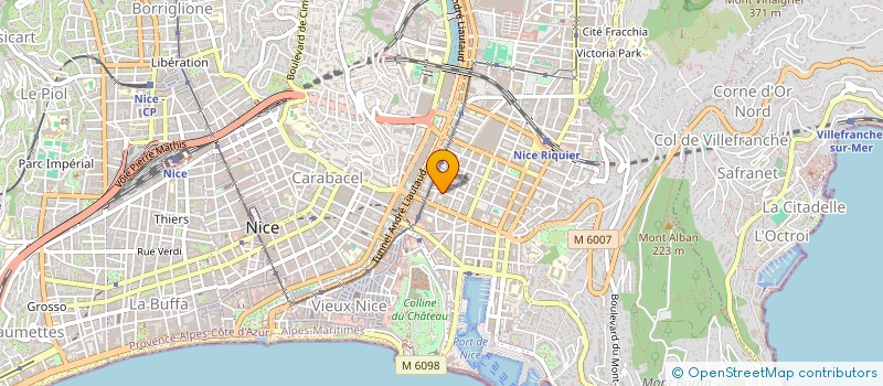 localisation de l'entreprise MONSIEUR NICOLAS PONTIER à NICE