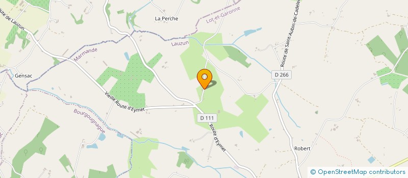 localisation de l'entreprise MONSIEUR NICOLAS PORCHAT  LAUZUN