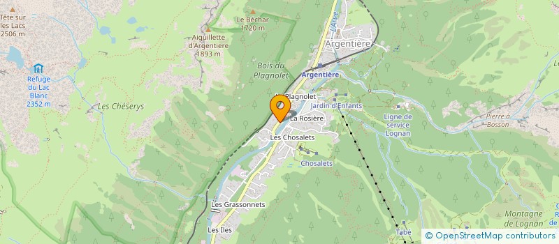 localisation de l'entreprise MONSIEUR NICOLAS PORCHER  CHAMONIX-MONT-BLANC