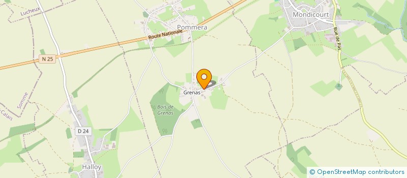 localisation de l'entreprise MONSIEUR NICOLAS PORION  POMMERA