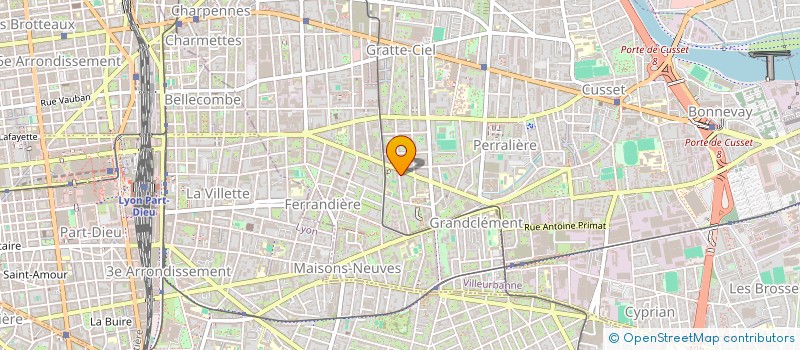 localisation de l'entreprise MONSIEUR NICOLAS POTARD  VILLEURBANNE