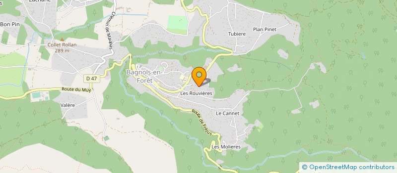 localisation de l'entreprise MONSIEUR NICOLAS POTHIER  BAGNOLS-EN-FORET