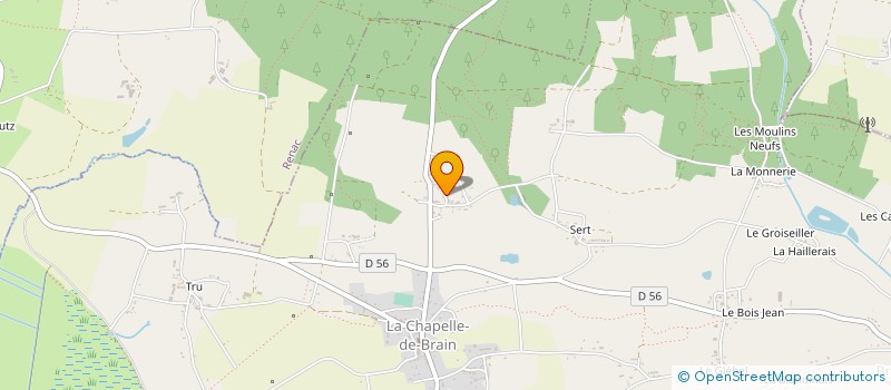 localisation de l'entreprise MONSIEUR NICOLAS POTHIN  LA CHAPELLE-DE-BRAIN