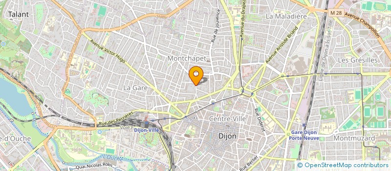 localisation de l'entreprise MONSIEUR NICOLAS POTIER à DIJON