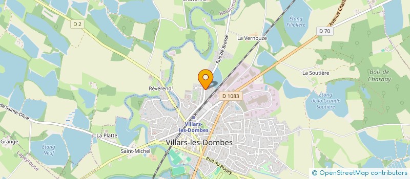 localisation de l'entreprise MONSIEUR NICOLAS POTIER  VILLARS-LES-DOMBES