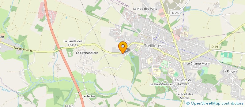 localisation de l'entreprise MONSIEUR NICOLAS POTIRON à TREILLIERES