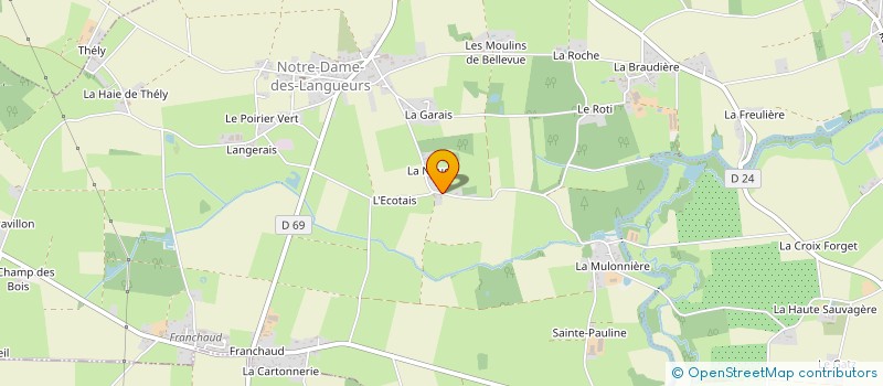 localisation de l'entreprise MONSIEUR NICOLAS POTIRON  JOUE-SUR-ERDRE